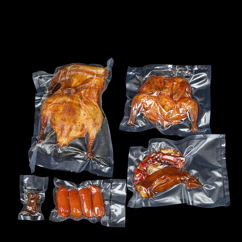 100pcs Food Vacuum Sealer Bags for Sous Vide Food Saver Kitchen Storage Bag BPA-Free Vacuum Packaging Bags Kitchen Tool