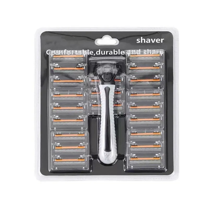 Shaver Brand New Design Men Razor Shaving Three Layer Shaver Reusable Razor Imported Blade Multi Tool Head Change