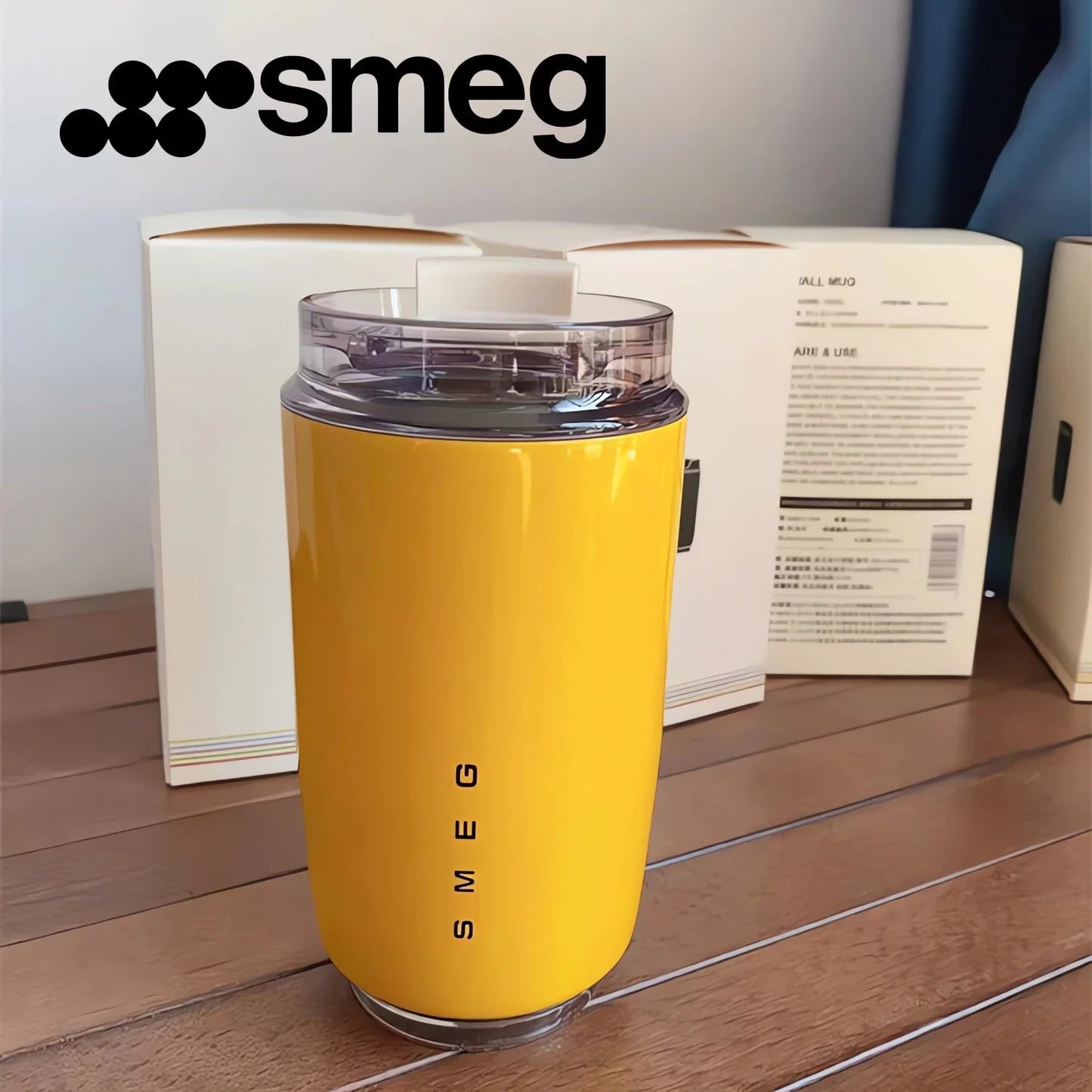 SMEG 240ML Beverage Cup Travel Portable Car Drinking Cup Stainless Steel Vacuum Leak proof 240ML Coffee Thermos