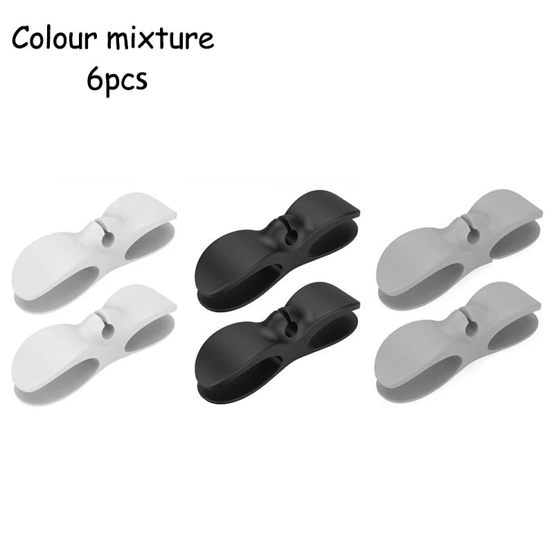 3-6pcs Cord Winder Organizer for Kitchen Appliance Cord Wrapper Cable Management Clip Holder for Air Fryer Coffee Machine Fixer