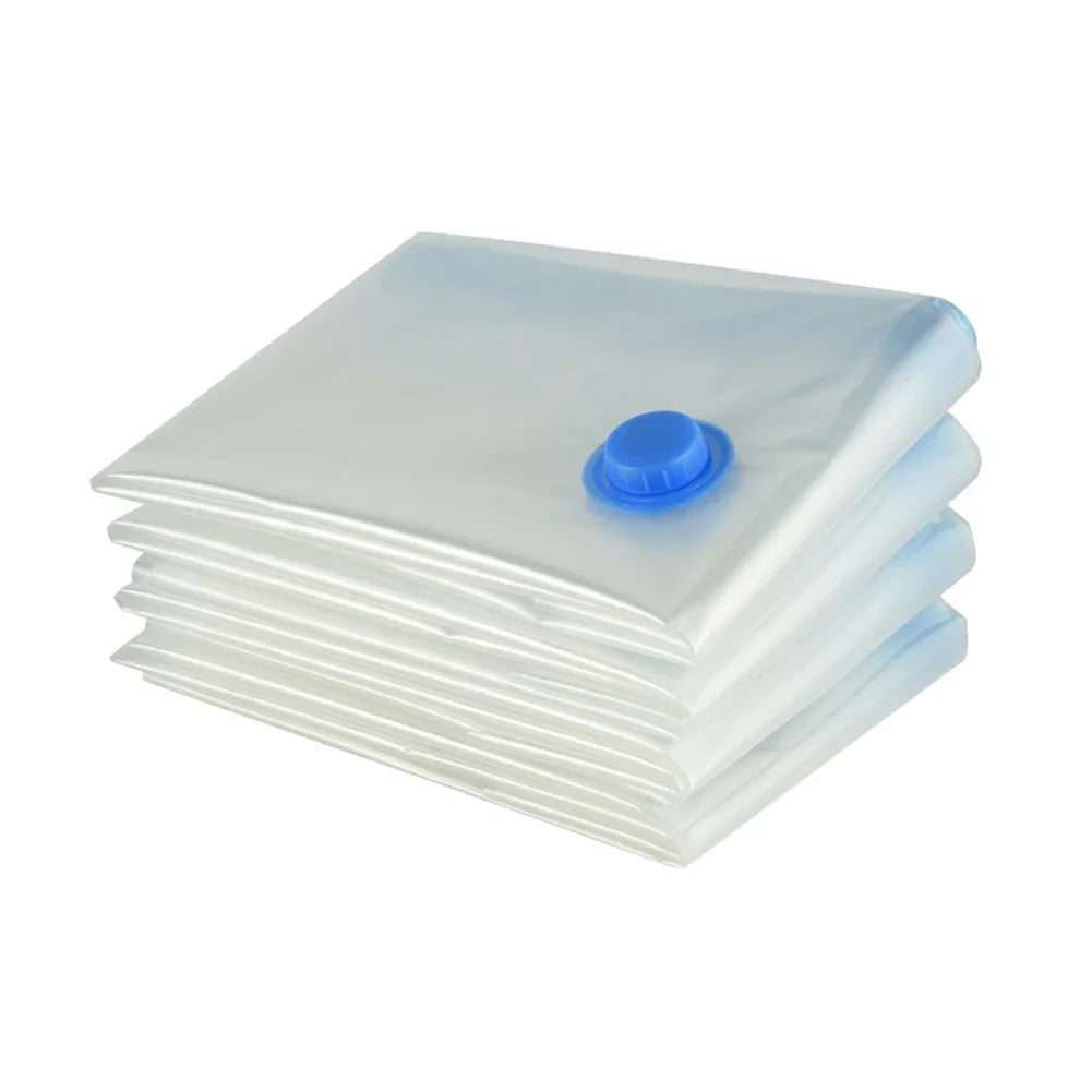 7 Sizes Reusable Vacuum Bags with Pump Cover Vacuum Compression Sealer Bag Space Saving for Clothes Storing Large Container