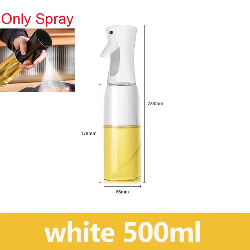 Spray Oil Sprayer Oil Cruet Spray Dual Purpose Kitchen Oils Spray Olive Oil Sprays Bottle Air Fryer Salad  BBQ Kitchen Baking