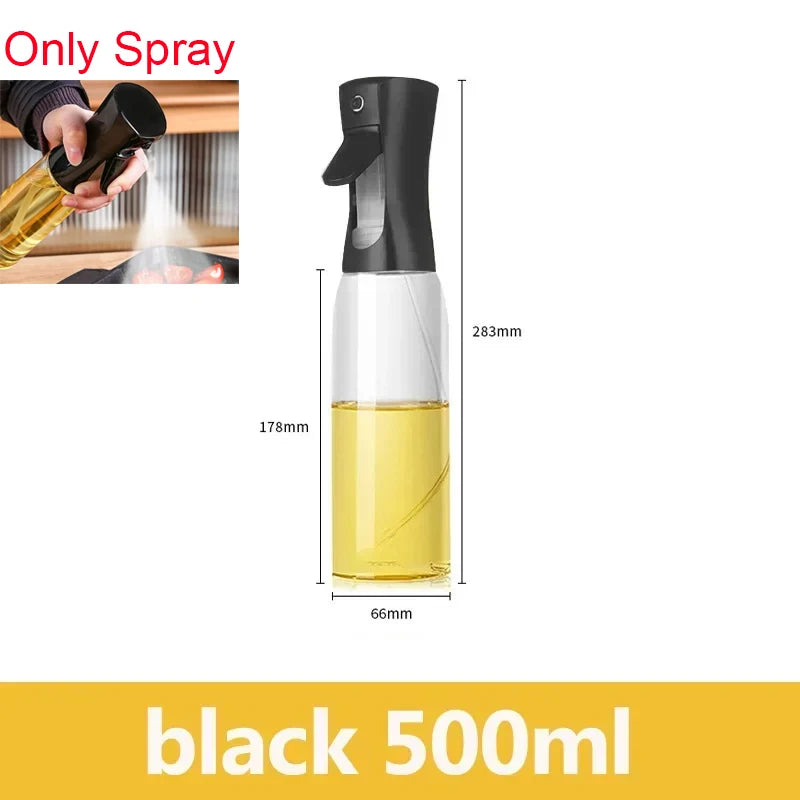 Spray Oil Sprayer Oil Cruet Spray Dual Purpose Kitchen Oils Spray Olive Oil Sprays Bottle Air Fryer Salad  BBQ Kitchen Baking